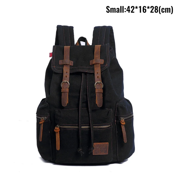 Discover the Stylish Canvas Retro Backpack - Your Ideal 14-Inch Laptop Companion with Vintage Flair and Ample 20-35L Capacity
