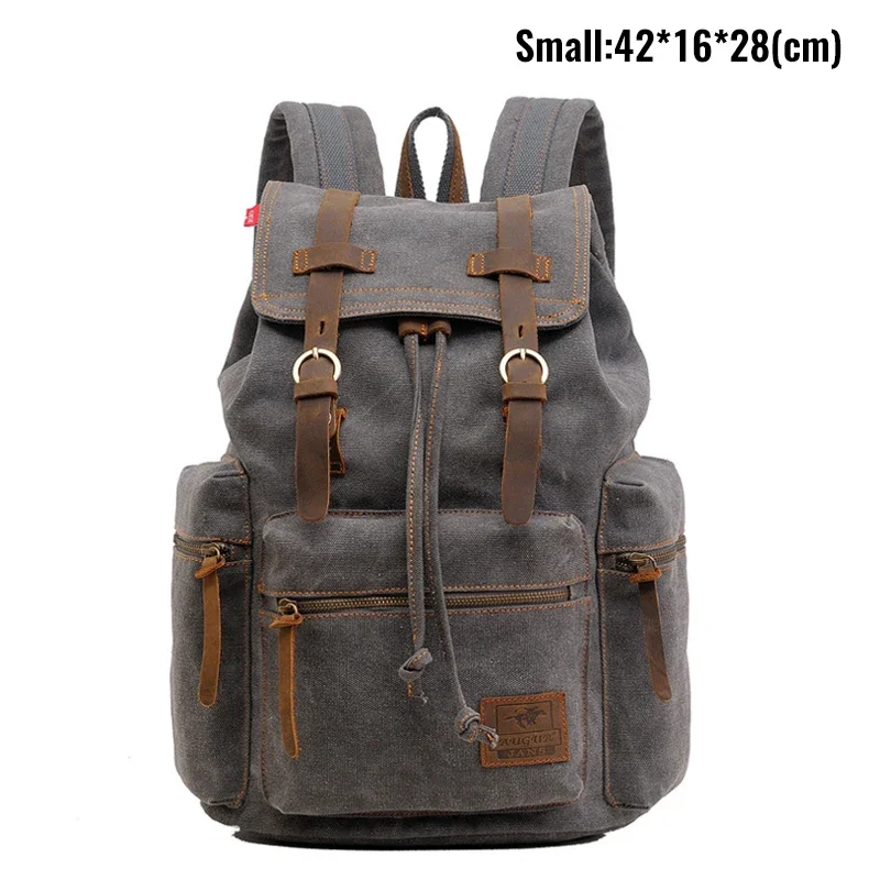 Discover the Stylish Canvas Retro Backpack - Your Ideal 14-Inch Laptop Companion with Vintage Flair and Ample 20-35L Capacity