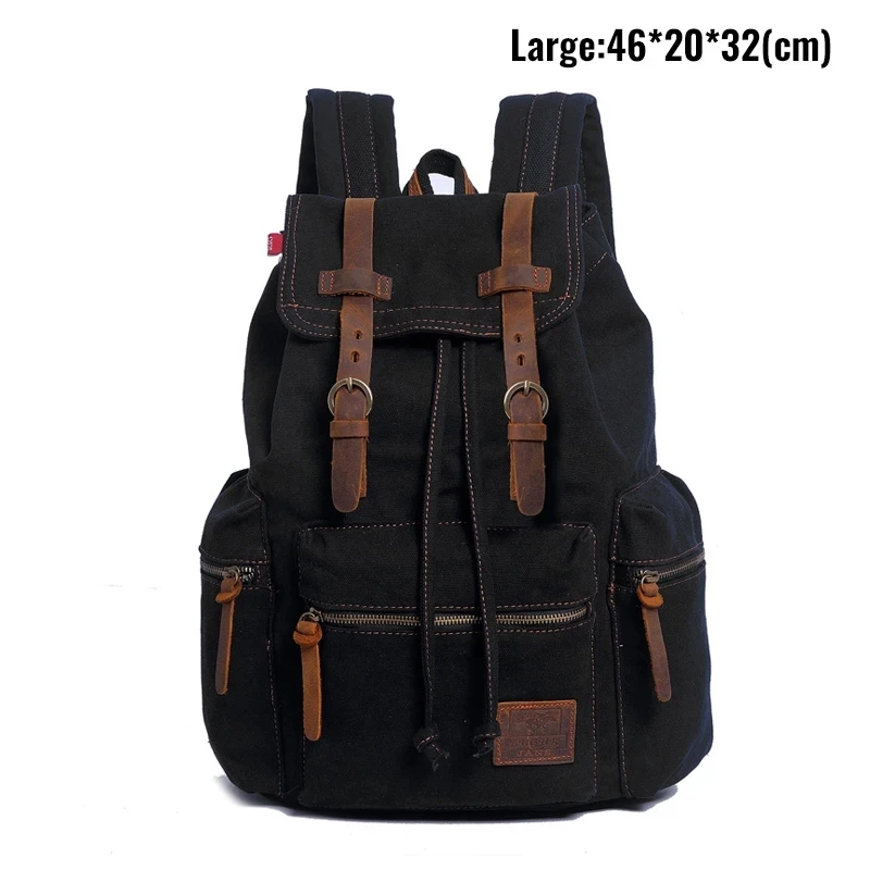 Discover the Stylish Canvas Retro Backpack - Your Ideal 14-Inch Laptop Companion with Vintage Flair and Ample 20-35L Capacity