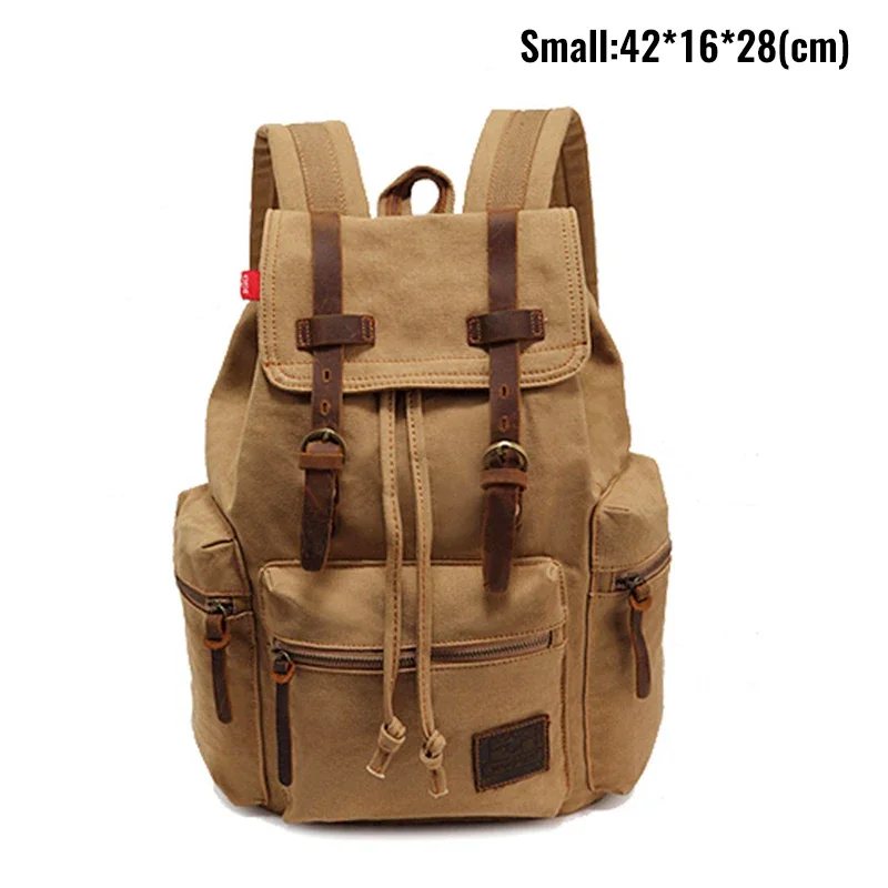 Discover the Stylish Canvas Retro Backpack - Your Ideal 14-Inch Laptop Companion with Vintage Flair and Ample 20-35L Capacity