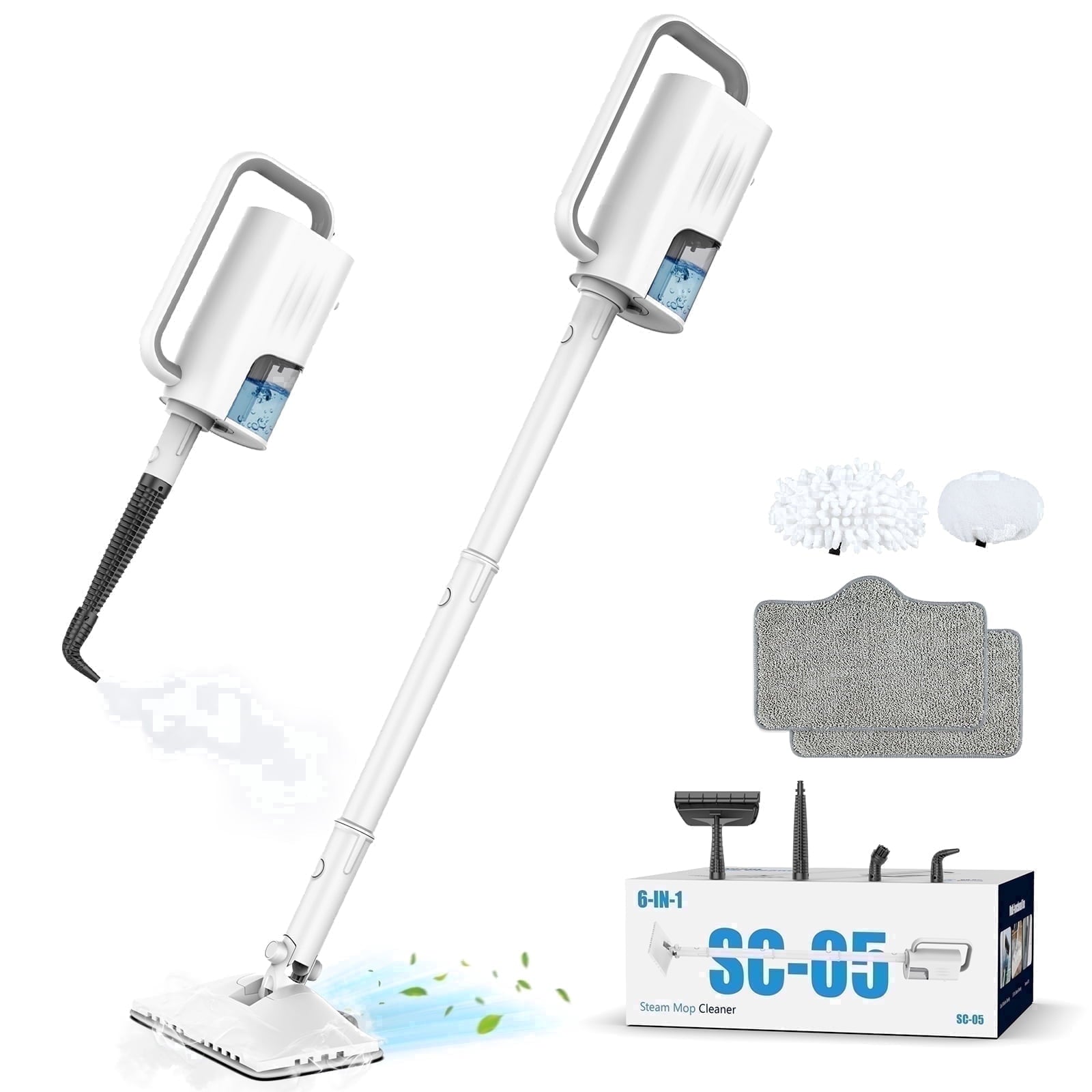 Effortless Cleaning with the ONSON 6-in-1 Detachable Handheld Steam Mop – Perfect for Hard Floors and Carpets!