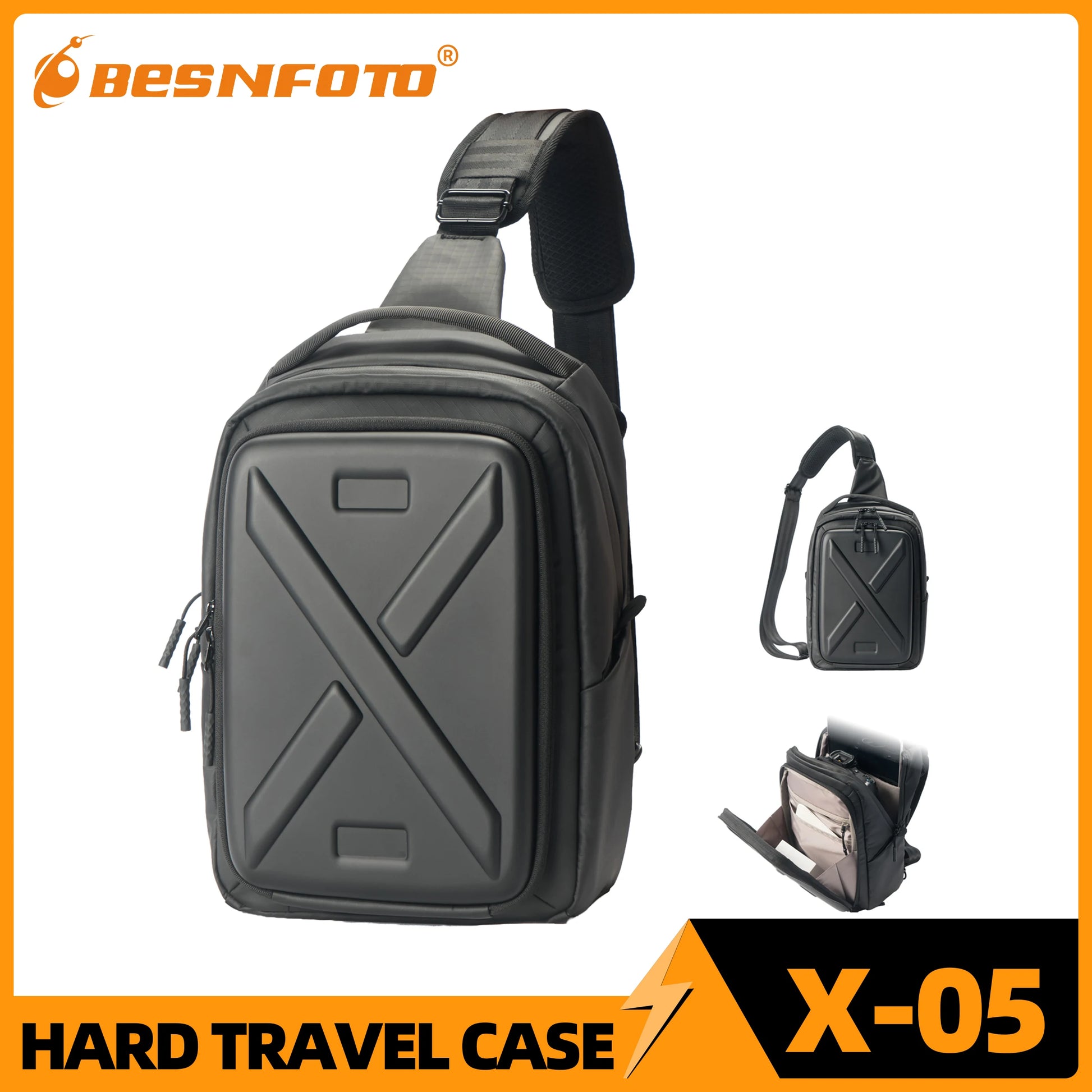 Ultimate Waterproof Hard Shell Photography Backpack for DJI Drones & DSLR Cameras - Perfect Travel Shoulder Handbag Storage Case