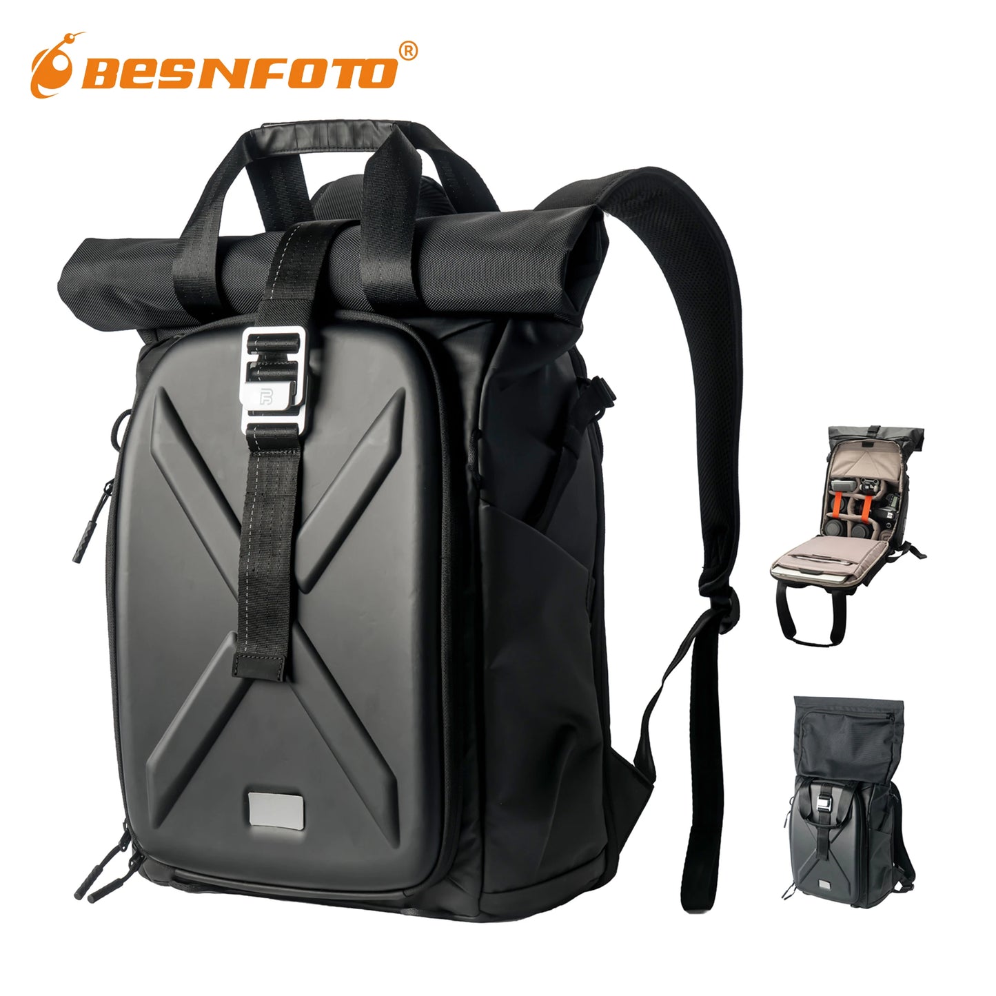 Ultimate Waterproof Hard Shell Photography Backpack for DJI Drones & DSLR Cameras - Perfect Travel Shoulder Handbag Storage Case