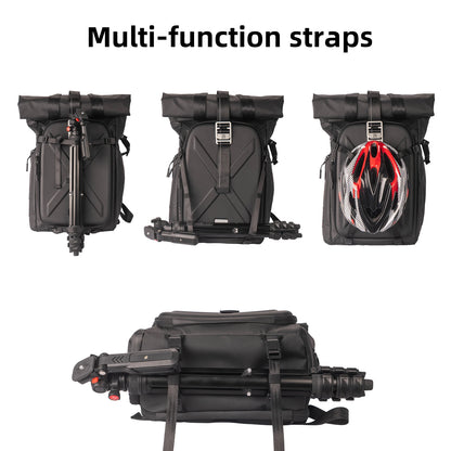 Ultimate Waterproof Hard Shell Photography Backpack for DJI Drones & DSLR Cameras - Perfect Travel Shoulder Handbag Storage Case
