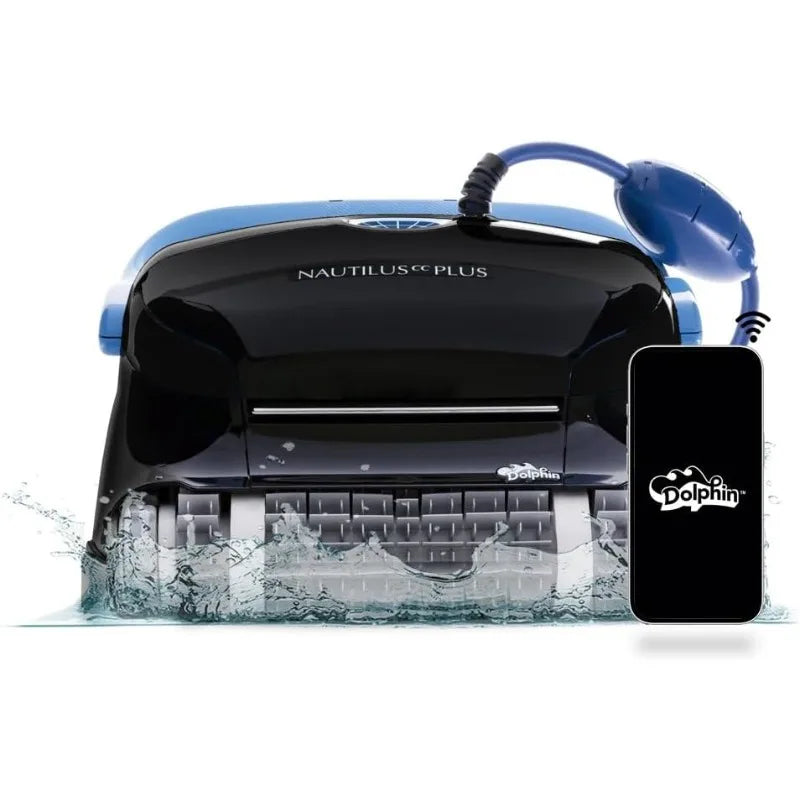 Dolphin Nautilus CC Plus Wi-Fi Robotic Pool Vacuum Cleaner - Effortless Cleaning with Wall Climbing Technology