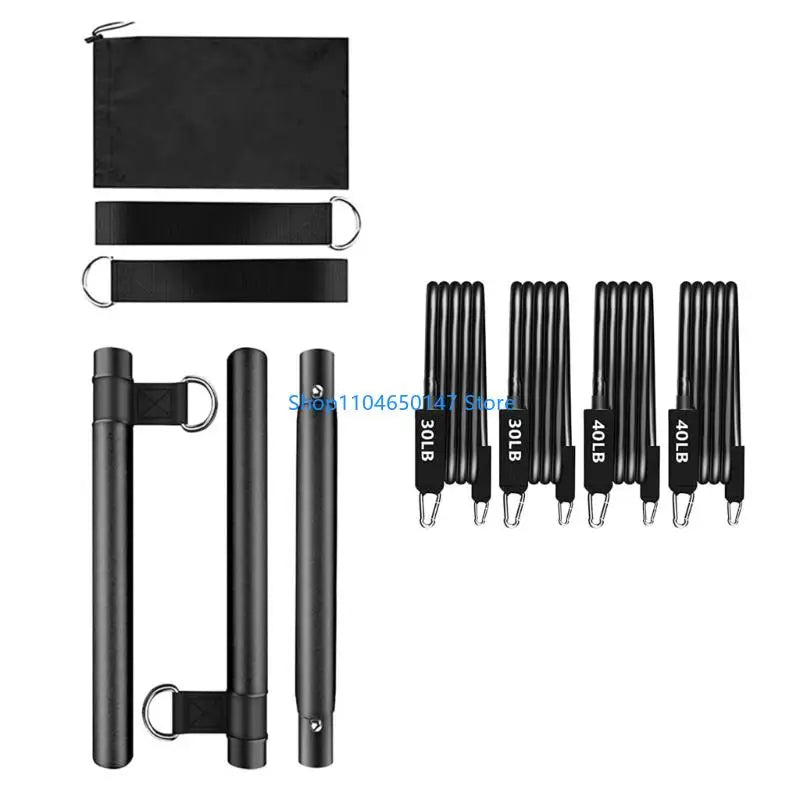 Elevate Your Workout with Our Versatile Pilates Rod Kits and Resistance Bands - Perfect for Full-Body Strength Training!