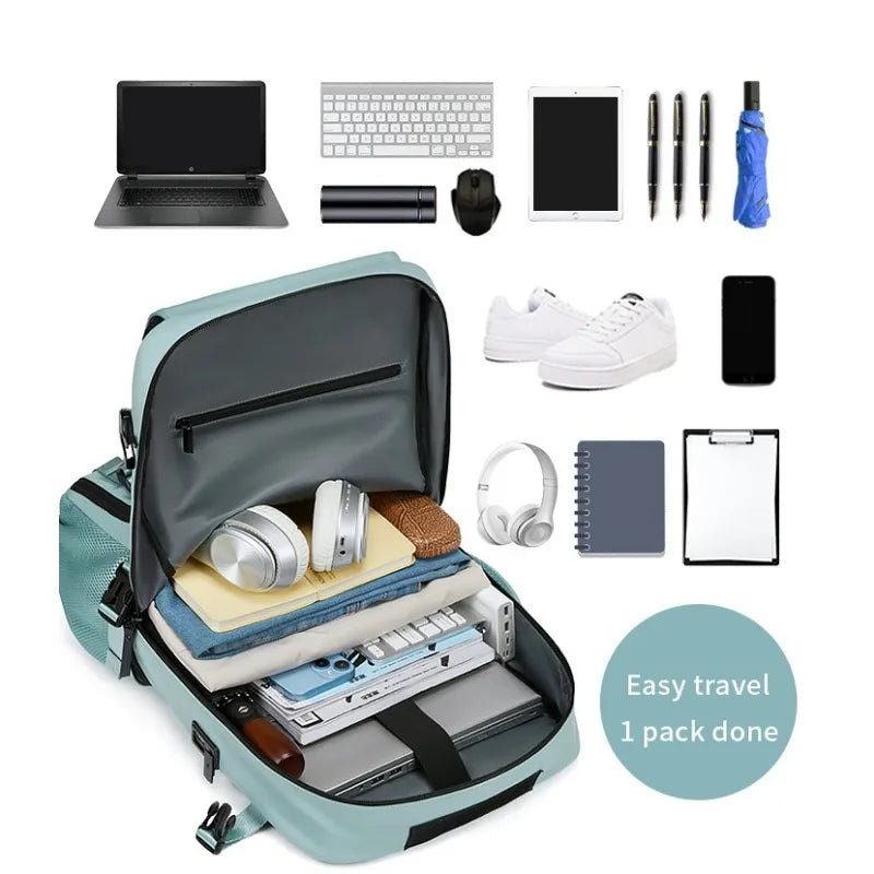 Introducing the 2025 Trendy Multi-Functional Backpack - Perfect for Travel, Business, and Outdoor Adventures!
