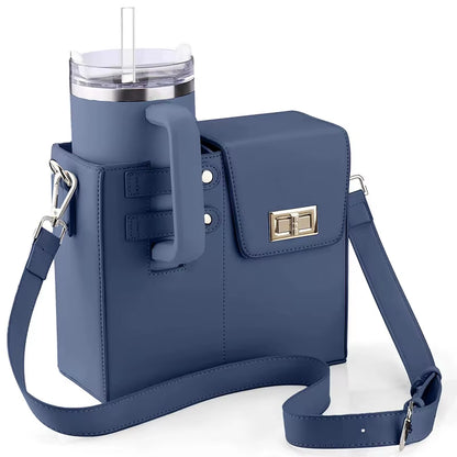 Stylish Outdoor Water Bottle Bag - Portable Crossbody Pouch for All Your Adventures