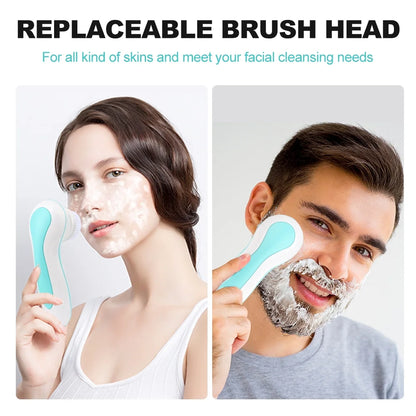 Revitalize Your Skin with Our Electric Facial Cleansing Brush - 4 Brush Heads & 2 Speeds for Ultimate Cleansing