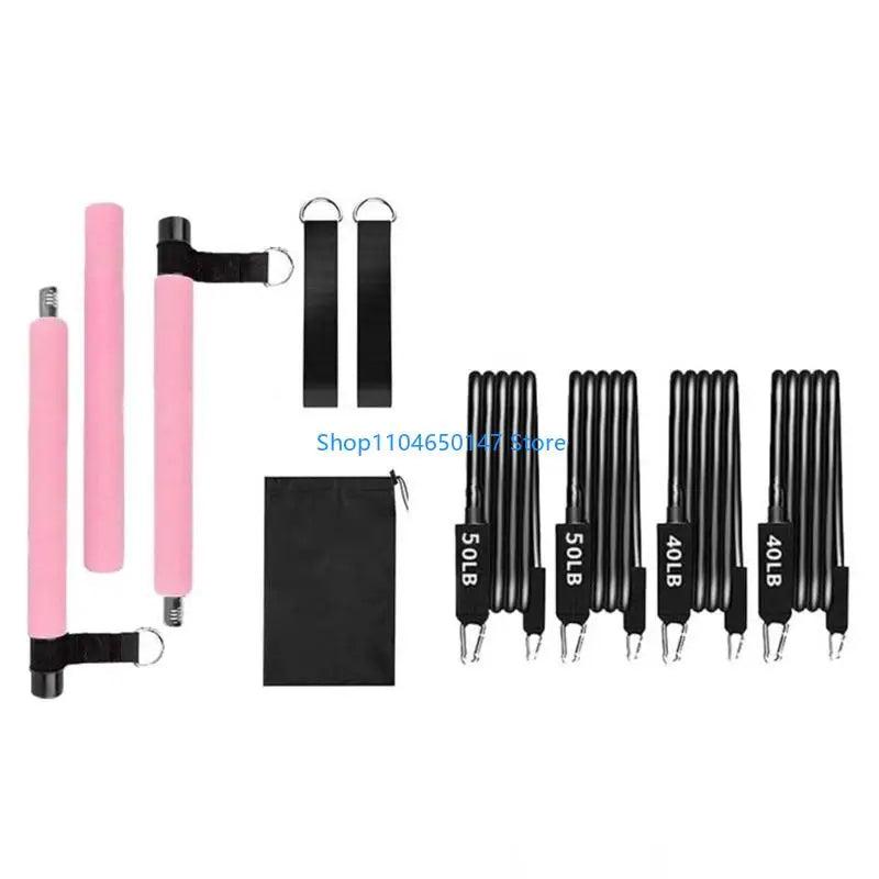 Elevate Your Workout with Our Versatile Pilates Rod Kits and Resistance Bands - Perfect for Full-Body Strength Training!