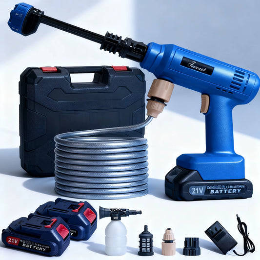 Ultimate Cordless High-Pressure Car Wash Gun - Effortless Cleaning for Cars, Trucks, Boats & More!