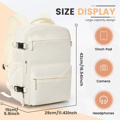Ryanair 40X30X20 Ultra Lightweight Cabin Bag - Versatile Air Vacuum Compression Backpack for Men & Women with Laptop Storage