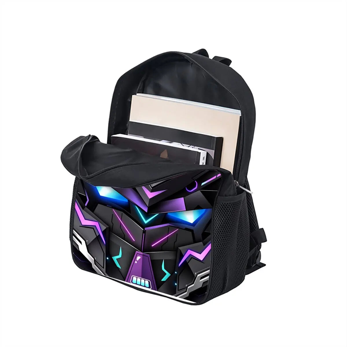Exciting Mechanical Robots Cartoon Backpack - Perfect Gift for Boys and Girls!