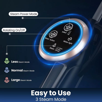 Revolutionary 10-in-1 Steam Mop Cleaner with Rotating Mop Pad - 1300W Powerful Floor Steamer for Effortless Home Cleaning