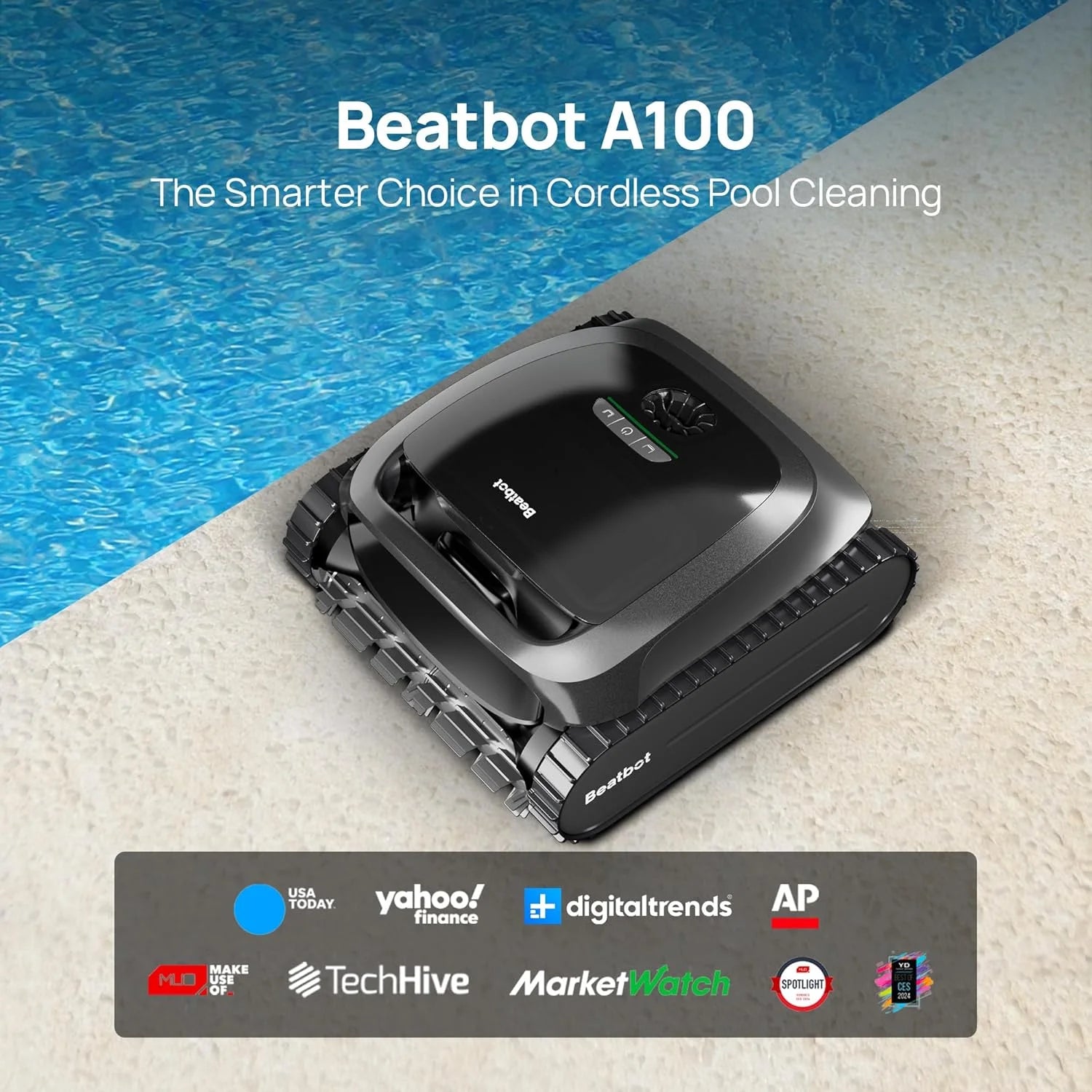 Revolutionize Your Pool Cleaning with the Beatbot A100 Cordless Robotic Vacuum – Smart, Efficient, and App Controlled!