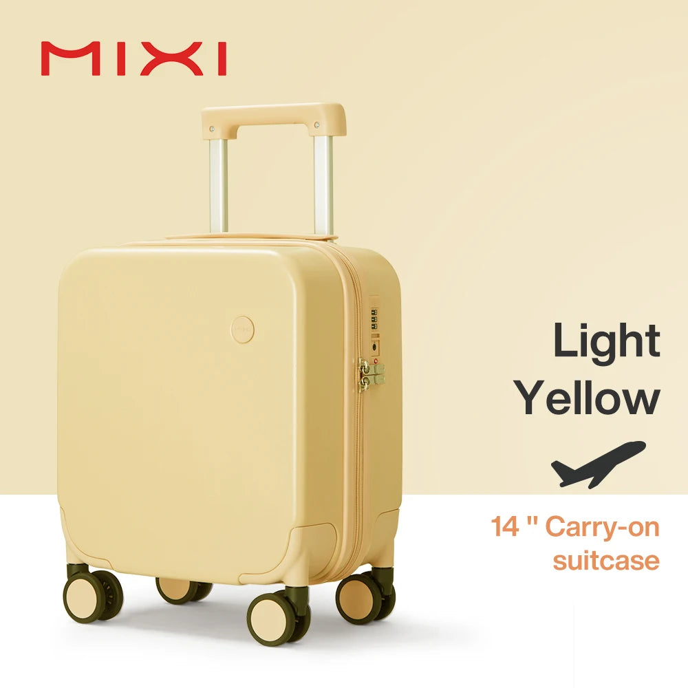 Lightweight 14 Inch Underseat Carry-On Luggage with TSA Lock - Perfect Mini Suitcase for Kids and Travel Enthusiasts!