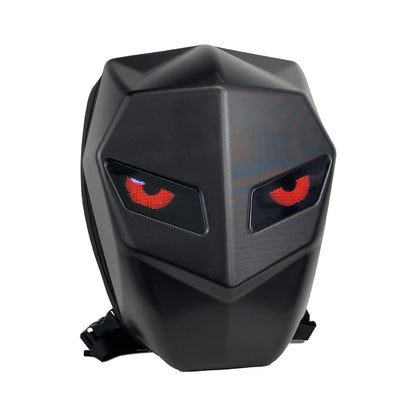 Stylish LED Hard Shell Backpack for Men and Women - Perfect for Motorcycle Riding, Business Travel, and Hiking with Laptop Compartment