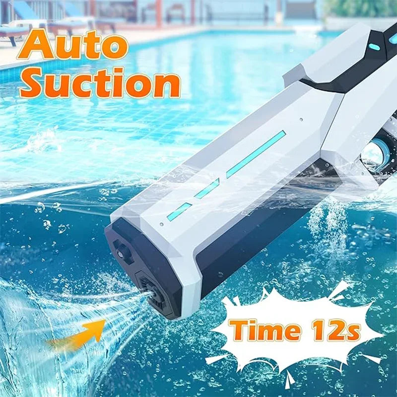 Unleash Summer Fun with the Ultimate Electric Water Guns for Adults - Powerful Automatic Water Blasters for Beach Adventures!