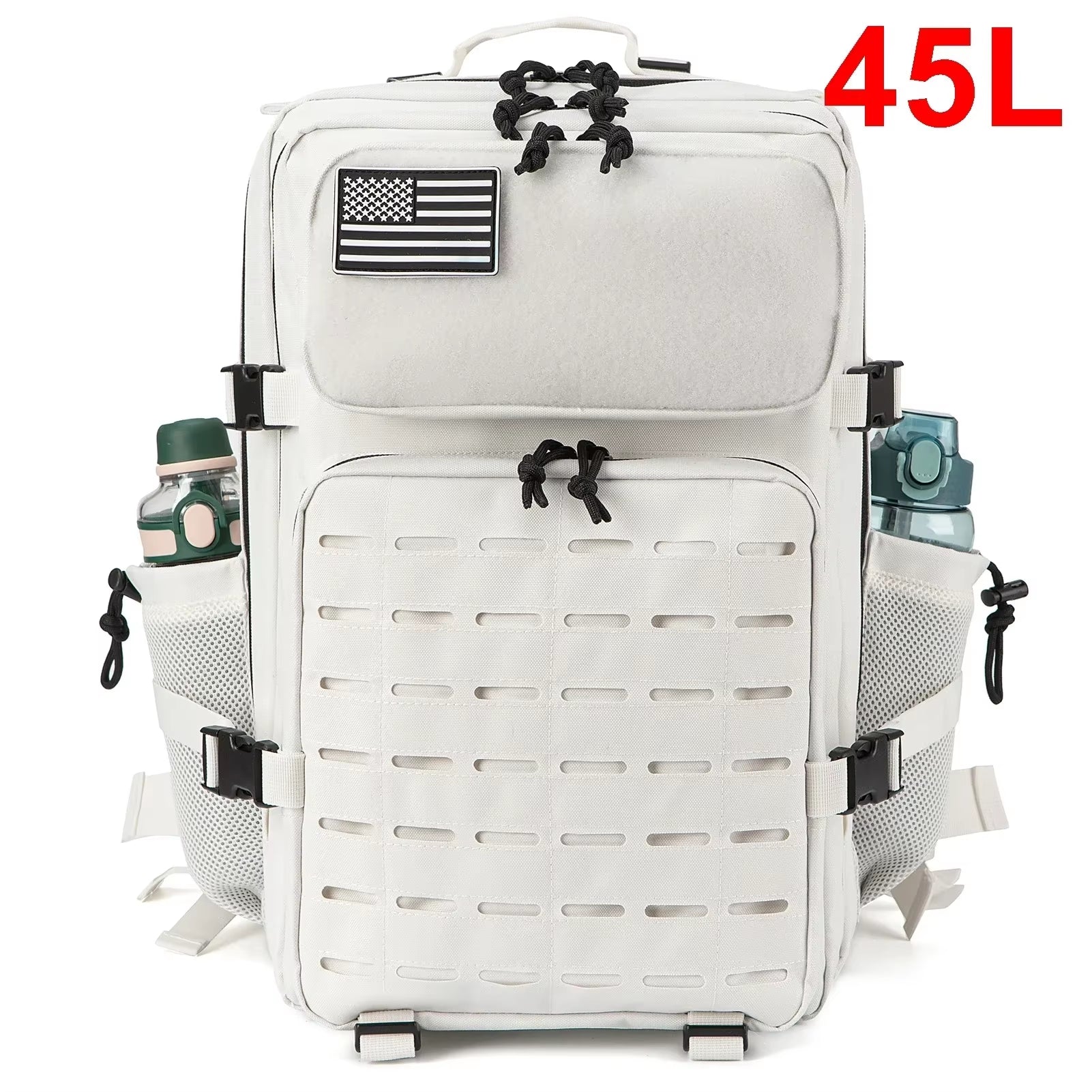 Versatile 25L/45L Tactical Backpacks for Men and Women - Perfect for Outdoor Adventures and School with Convenient Water Bottle Holder