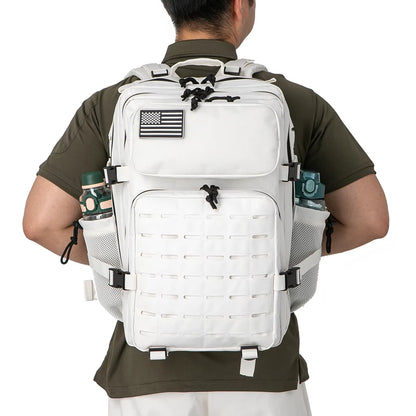 Versatile 25L/45L Tactical Backpacks for Men and Women - Perfect for Outdoor Adventures and School with Convenient Water Bottle Holder