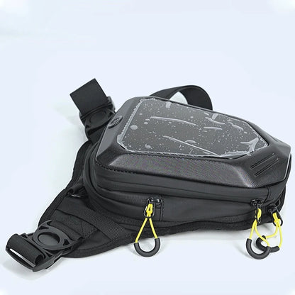 Revolutionary Motorcycle Bicycle Leg Bag with LED Smart APP Display - Your Ultimate Outdoor Companion!