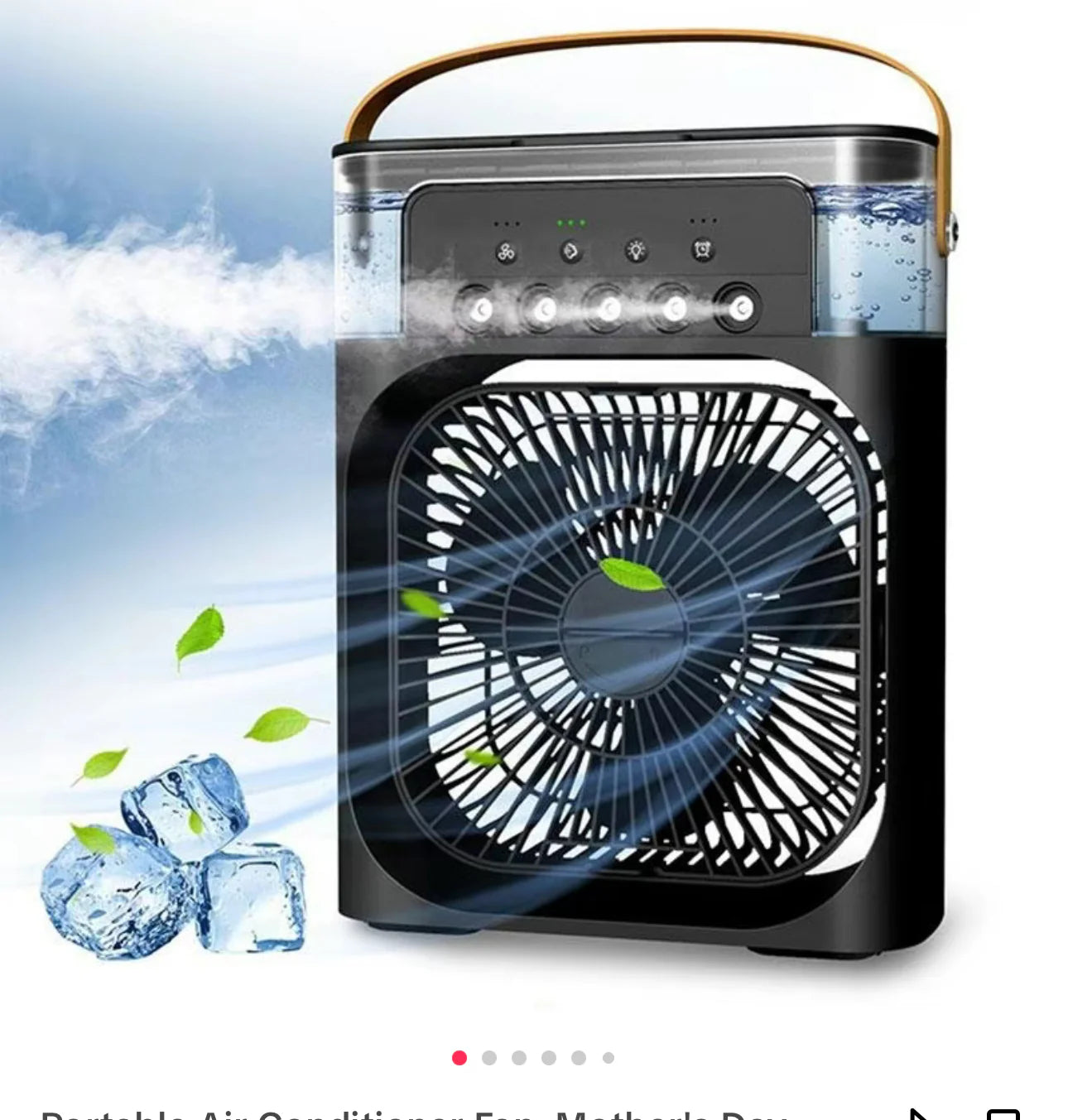 Stay Cool Anywhere with Our Portable Air Conditioner Fan - Customize Your Comfort!
