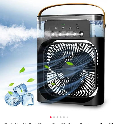 Stay Cool Anywhere with Our Portable Air Conditioner Fan - Customize Your Comfort!