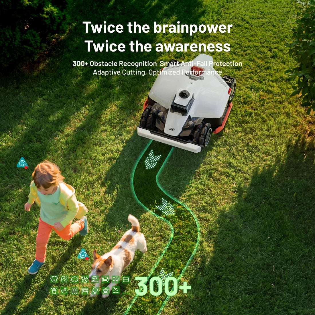 Transform Your Lawn Care with the LUBA 3 AWD 1500H Robot Lawn Mower - Effortless Precision for 0.37 Acres, 360° LiDAR Navigation, and All-Terrain Performance!