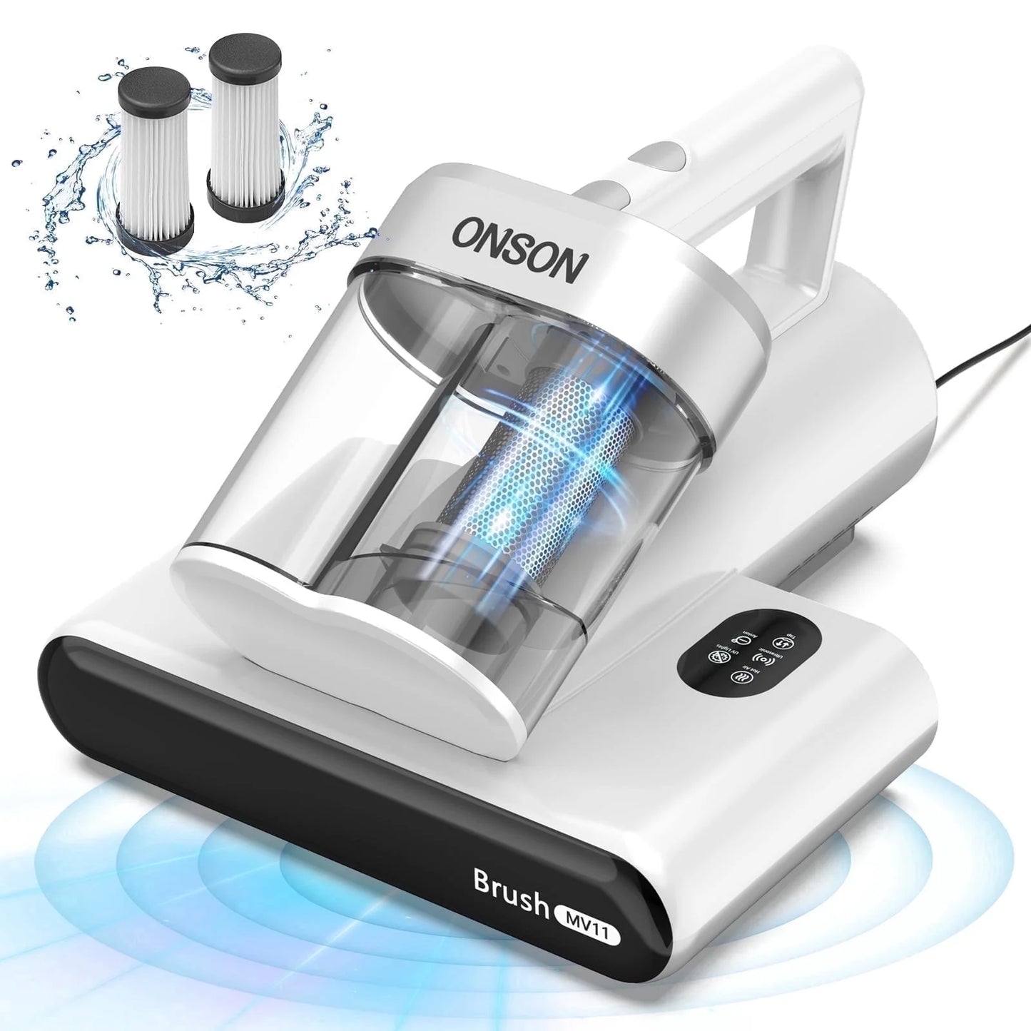 Powerful 16Kpa Handheld Mattress Vacuum Cleaner with UV Light for Ultimate Deep Cleaning of Beds and Sofas