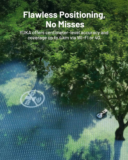 Transform Your Lawn Care with the YUKA 3000 Robot Lawn Mower - AI-Powered Precision, App Control & Dual Cutting Discs for Effortless Mowing