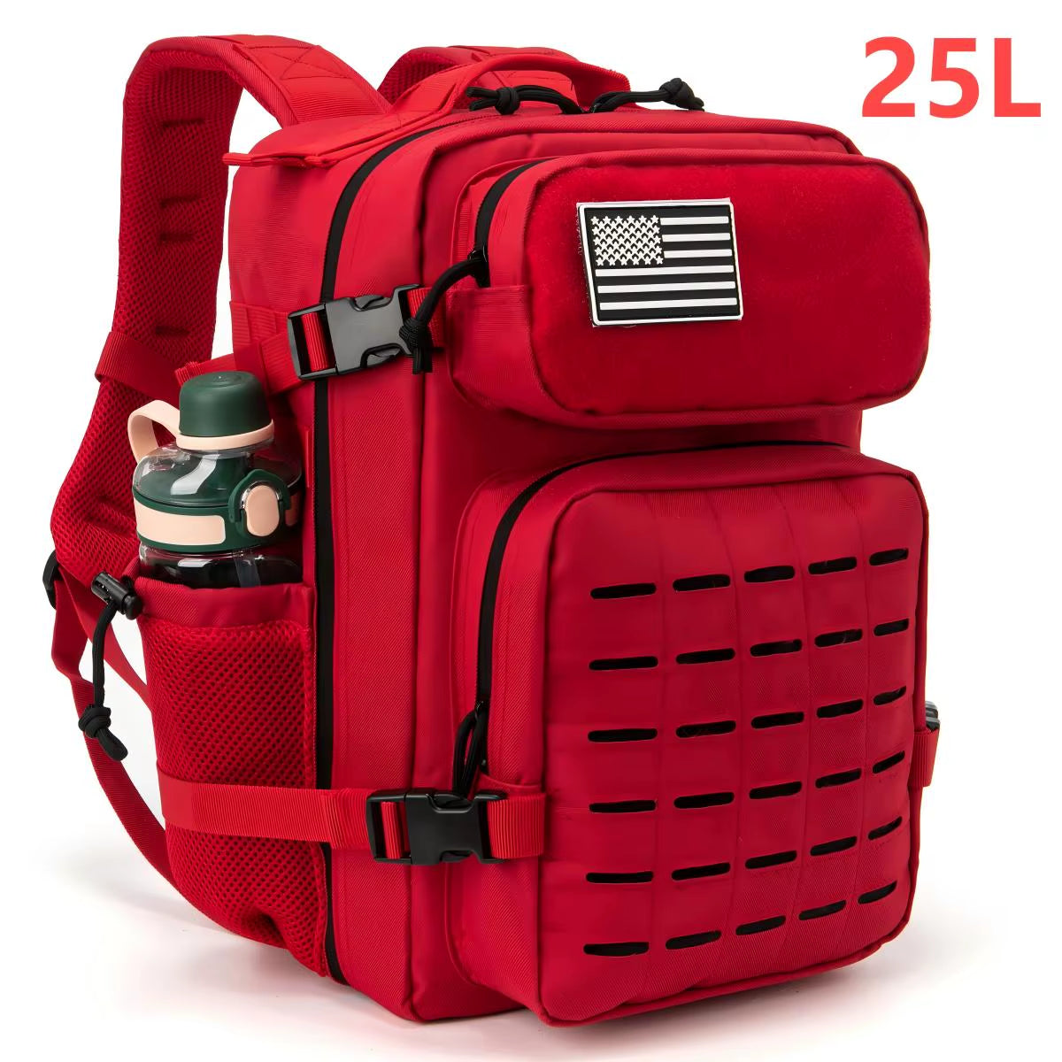 Versatile 25L/45L Tactical Backpacks for Men and Women - Perfect for Outdoor Adventures and School with Convenient Water Bottle Holder