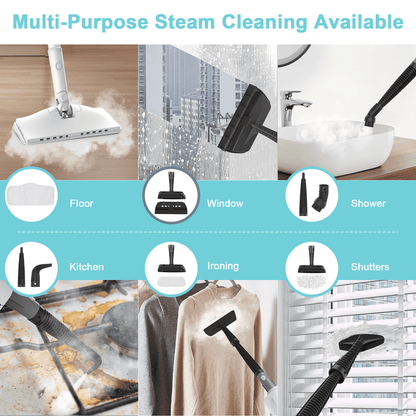 Effortless Cleaning with the ONSON 6-in-1 Detachable Handheld Steam Mop – Perfect for Hard Floors and Carpets!