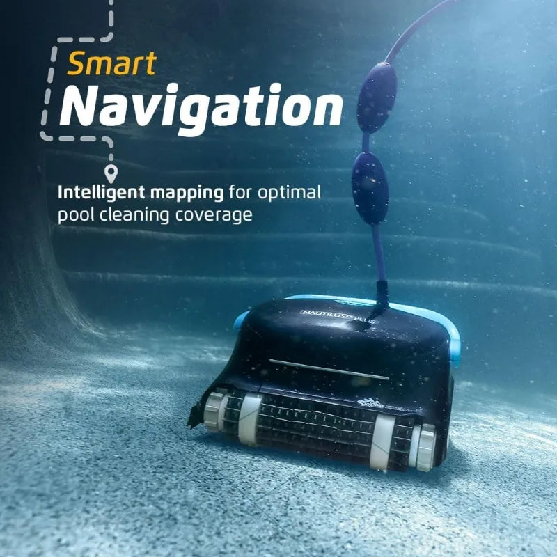 Dolphin Nautilus CC Plus Wi-Fi Robotic Pool Vacuum Cleaner - Effortless Cleaning with Wall Climbing Technology