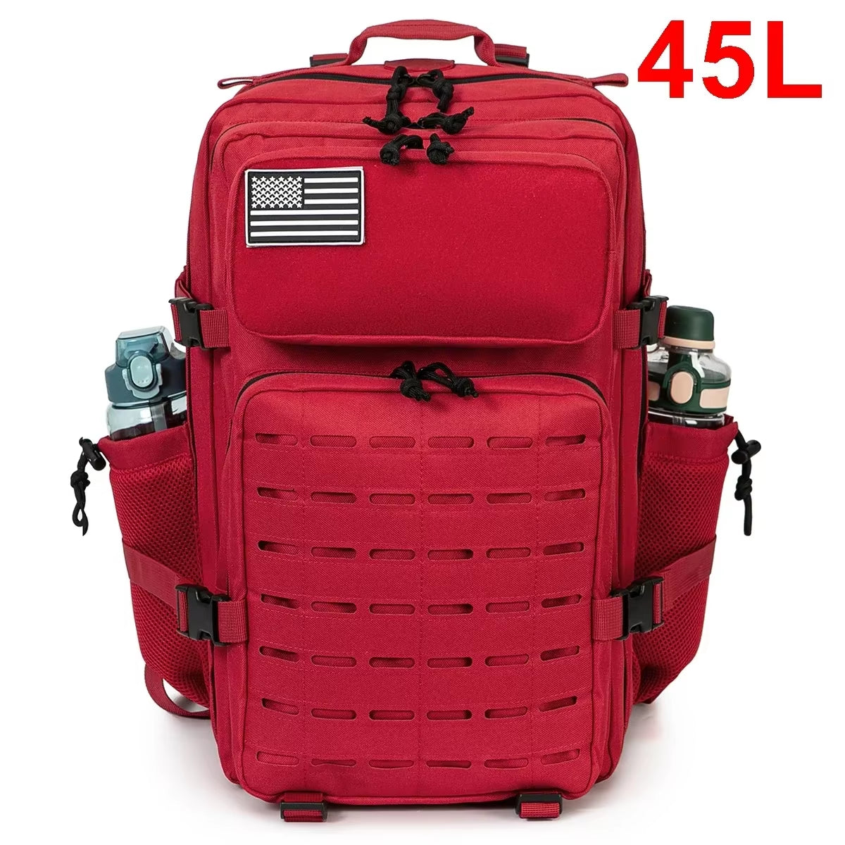 Versatile 25L/45L Tactical Backpacks for Men and Women - Perfect for Outdoor Adventures and School with Convenient Water Bottle Holder