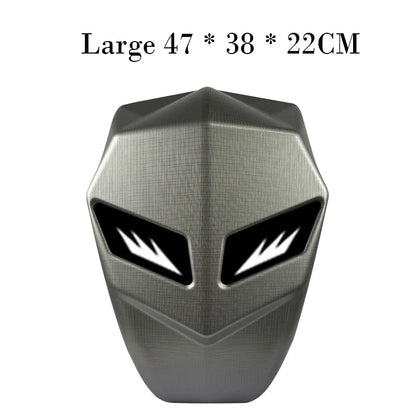Stylish LED Hard Shell Backpack for Men and Women - Perfect for Motorcycle Riding, Business Travel, and Hiking with Laptop Compartment