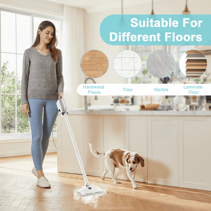 Effortless Cleaning with the ONSON 6-in-1 Detachable Handheld Steam Mop – Perfect for Hard Floors and Carpets!