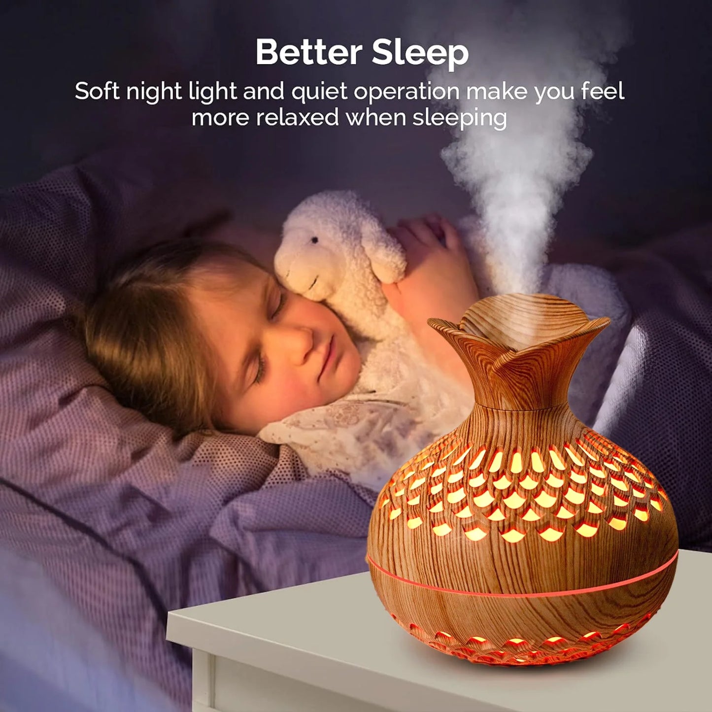 Transform Your Space with the Stylish Bird-Shaped Cool Mist Humidifier for Rooms Up to 600 Sq Ft - Perfect for Bedrooms and Travel!