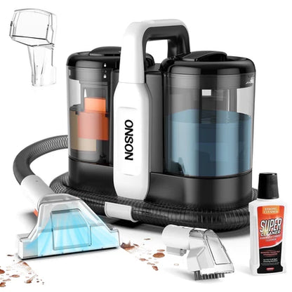 ONSON Powerful Portable Carpet Cleaner for Upholstery and Spot Cleaning - Effortless Deep Cleaning Solution